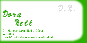 dora nell business card
